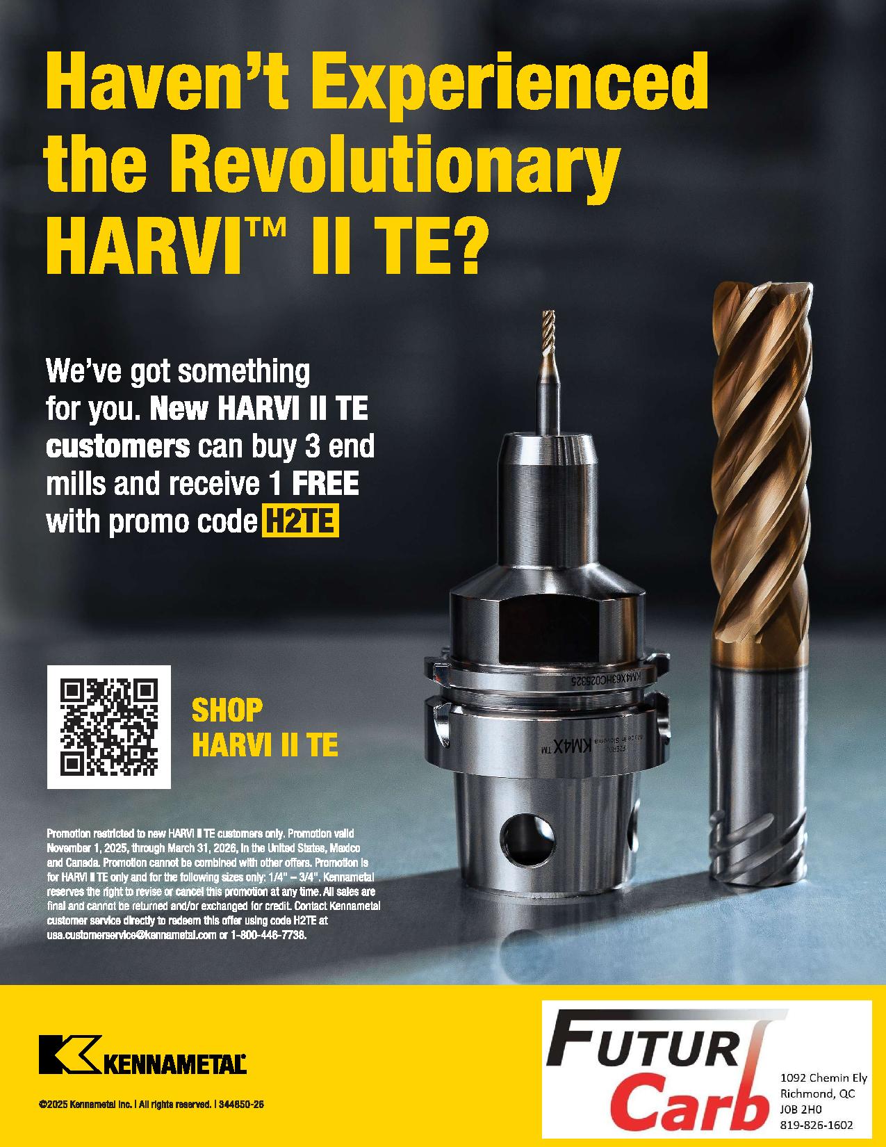 Achetez 3, obtenez 1 gratuit – Promotion HARVI II TE thumbnail