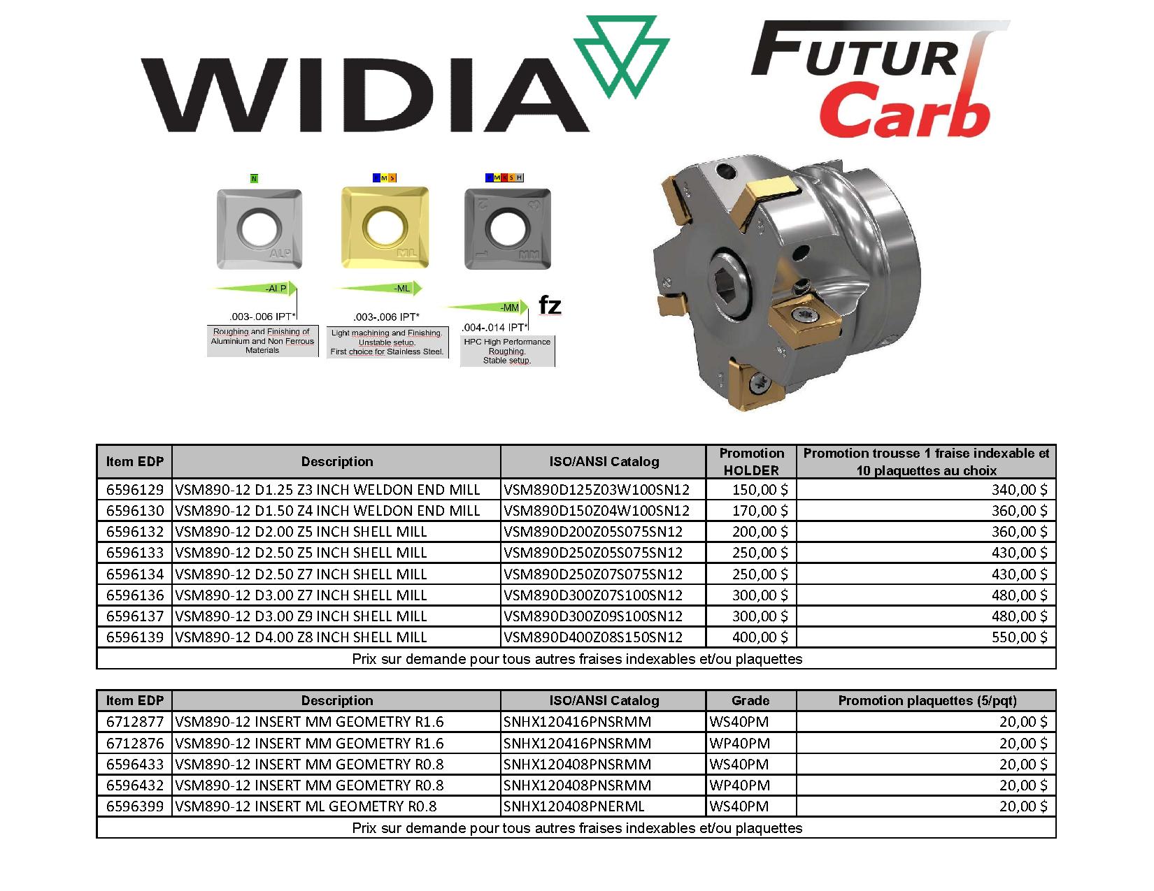 Widia promotion - VSM 890 thumbnail